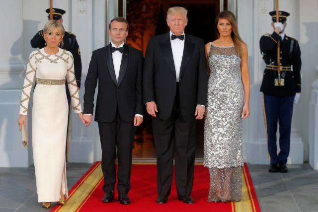Melania Trump & Brigitte Macron (Foto: Dok.REUTERS/Brian Snyder)