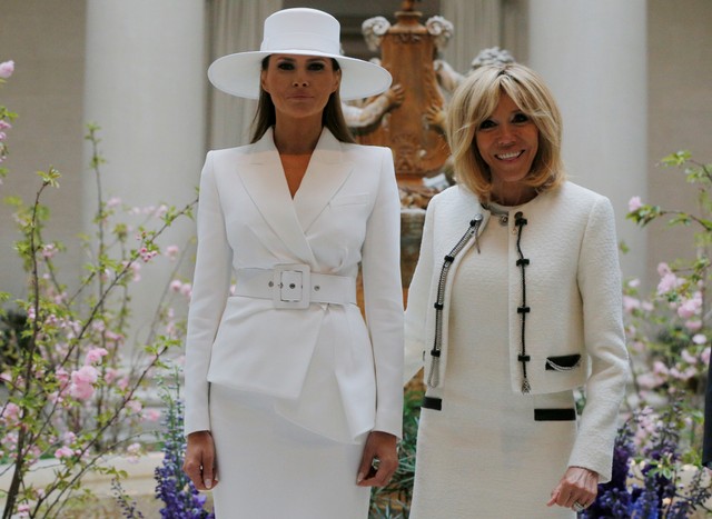  Melania Trump & Brigitte Macron  Foto: dok.REUTERS/Joshua Roberts