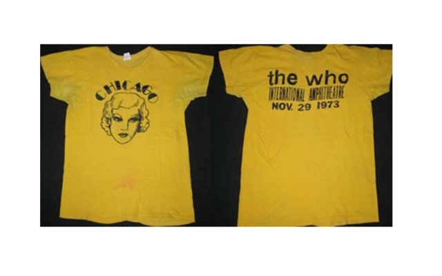 The Who 1973 staff shirt (Foto: Dok. eBay)