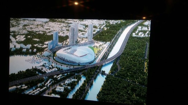 Konsep Jakarta Internasional Stadion (Foto: Moh Fajri/kumparan)