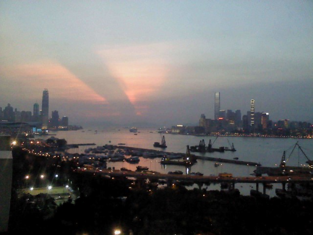 Sunset of Tin Hau hk