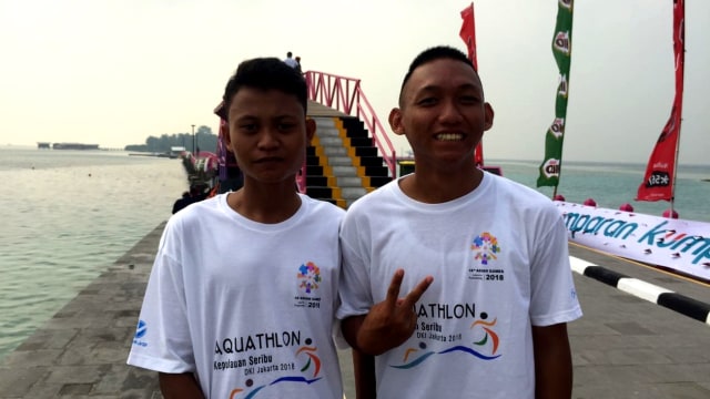 Kamil dan Irwan, anak laut peserta Susi vs Sandi (Foto: Arif Utama/kumpran)