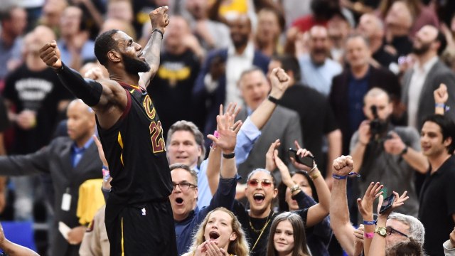 James menangkan Cavaliers. (Foto: USA Today via Reuters/Ken Blaze)