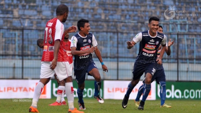 Arema FC vs Persipura Jayapura (Foto: Dok. PT. LIB)