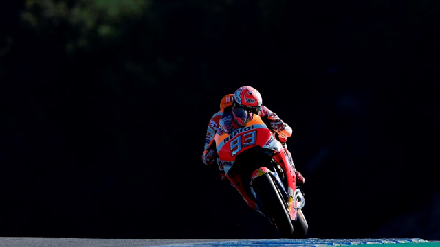 Marquez di GP Spanyol 2018. (Foto: AFP/Javier Soriano)