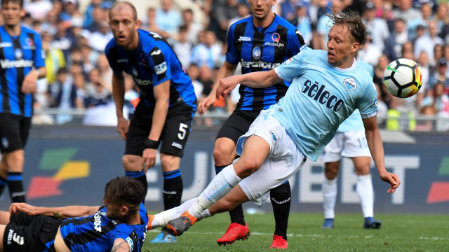 Lazio vs Atalanta. (Foto: TIZIANA FABI / AFP)