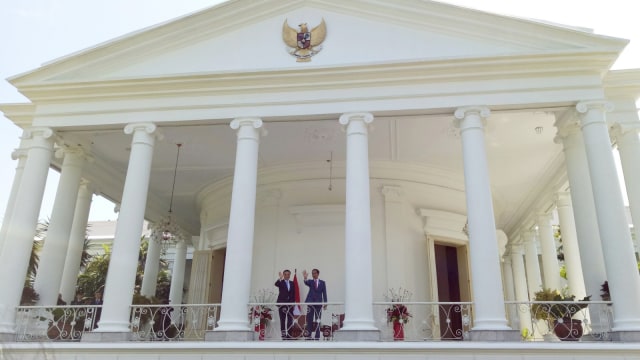 Beranda Talk Jokowi dan PM China Li. (Foto: Jihad Akbar/kumparan)