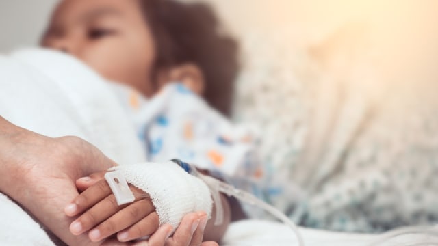 Anak dirawat di rumah sakit. (Foto: Thinkstock)