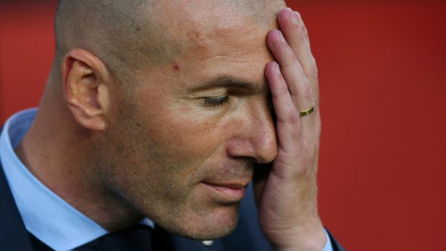 Zidane di laga El Clasico. (Foto: REUTERS/Albert Gea)