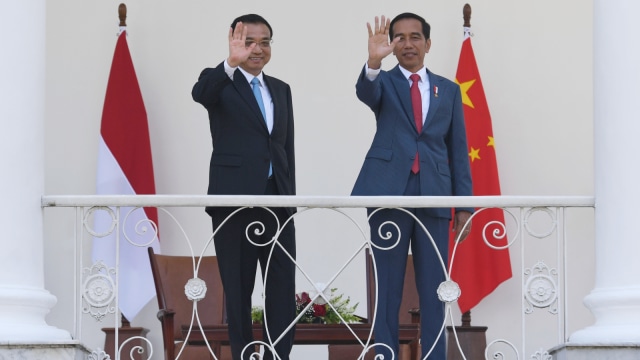 PM China Li dan Presiden Jokowi di Istana Bogor (Foto: Antara/Puspa Perwitasari)