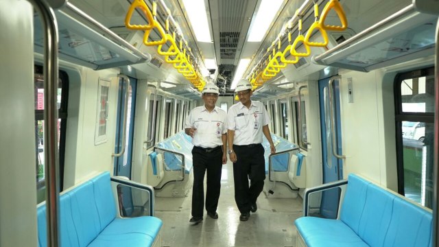 LRT Palembang Produksi INKA. (Foto: Dok. INKA)