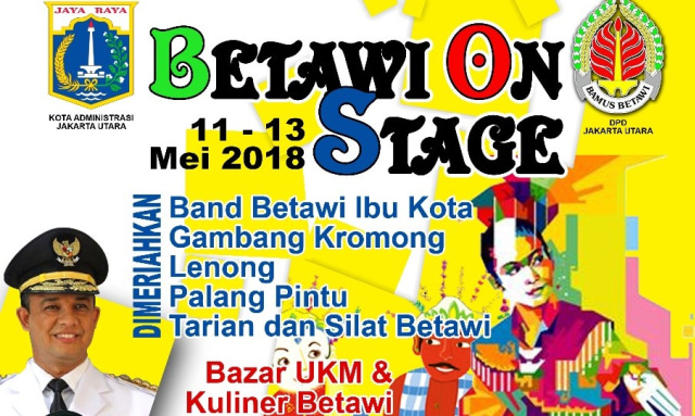 Pertunjukan Kebudayaan Betawi Akan Tumplek di Acara Betawi On Stage (BOS)