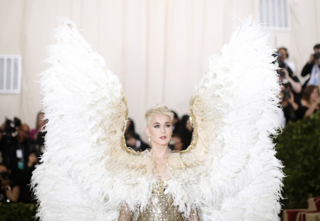 Katy Perry di Met Gala 2018 (Foto:  REUTERS/Eduardo Munoz)