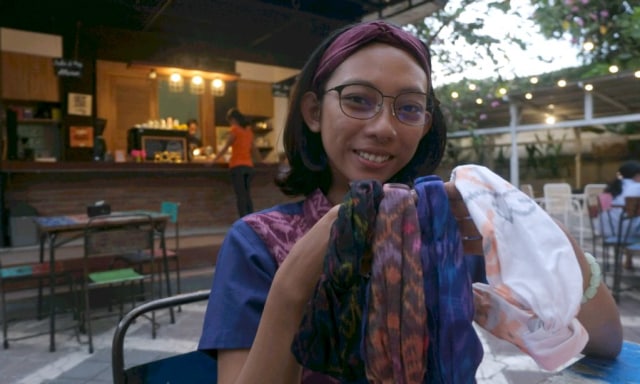 Manfaatkan Kain Perca, Mahasiswi Denpasar Ini Raup Untung Puluhan Juta 