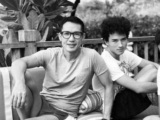 Erwin dan Giulio Parengkuan (Foto: dok Instagram @janaparengkuan)