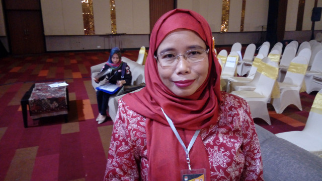 Panelis Debat Pilgub Jatim, Nurul Barizah  (Foto: Phaksy Sukowati)