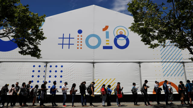 Konferensi Google I/O 2018 Foto: Stephen Lam/Reuters