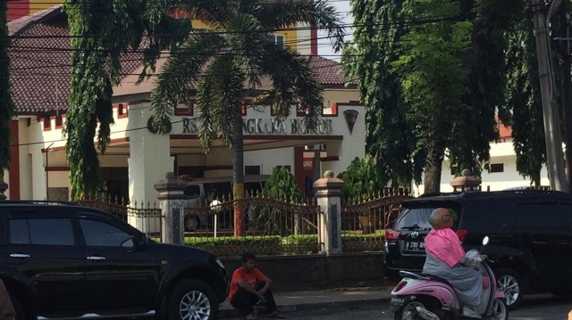 Suasana RS Bhayangkara Brimob Sepi. (Foto: Fachrul Irwinsyah/kumparan)