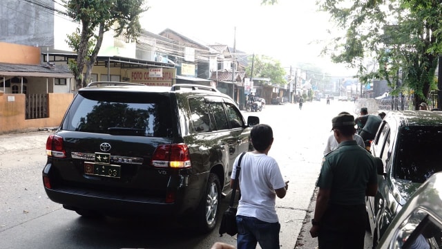 Mayjem TNI Joni Supriyanto tiba di Mako Brimob (Foto: Fitra Andiranto/kumparan)