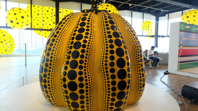 Great Gignatic Pumpkin di Museum MACAN (Foto: Bella Cynthia/kumparan)