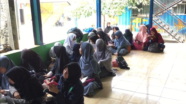 Suasana di Sekolah Master Indonesia. (Foto: Eka Nurjanah/kumparan)