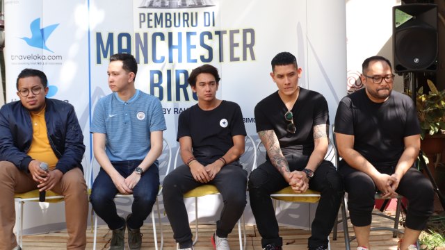 Jumpa pers film Pemburu di Machester Biru. (Foto: Munady Widjaja)