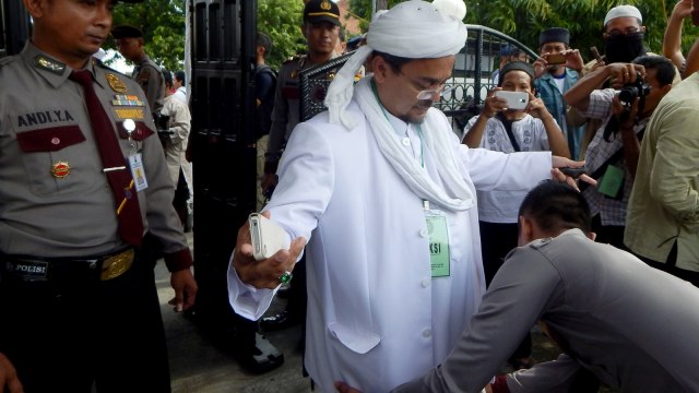 Habib Rizieq Syihab. (Foto: AFP/Muhammad Azka)