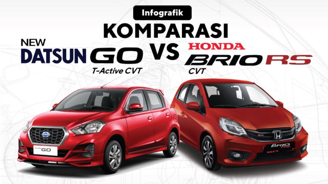 New Datsun Go CVT vs Honda Brio RS CVT (Foto: Chandra Dyah Ayuningtyas/kumparan)