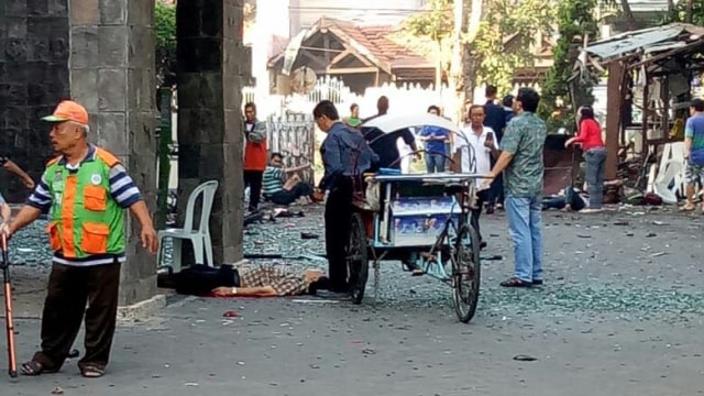 Bom di Ngagel, Surabaya. (Foto: dok. Istimewa)