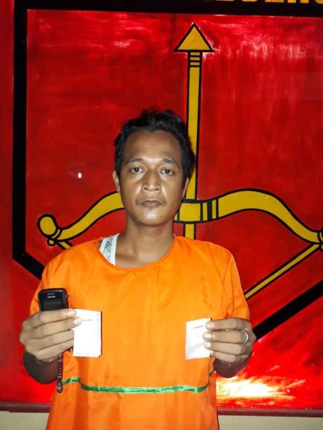 POLSEK PERDAGANGAN POLRES SIMALUNGUN KEMBALI TANGKAP PENJUAL NARKOTIKA SABU