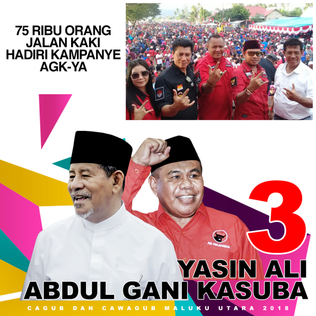 75 Ribu Orang Jalan Kaki Hadiri Kampanye AGK - YA