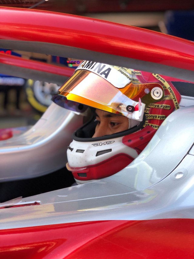 Sean Gelael di Formula 2. (Foto: Dok. Istimewa)