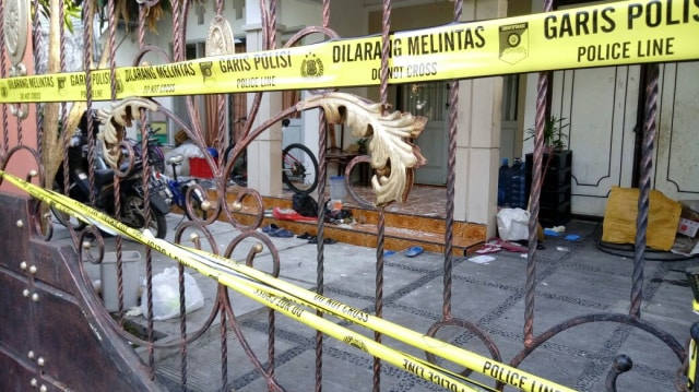 Rumah keluarga Dita, teroris Surabaya. (Foto: Phaksy Sukowati/kumparan)