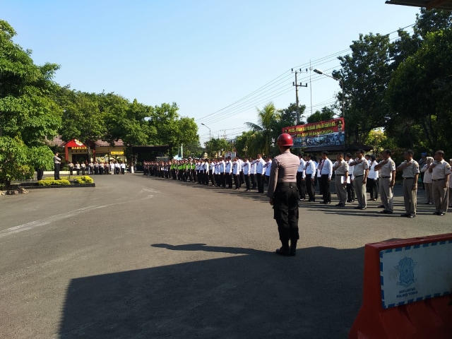 Giat Apel Pagi, Kapolres Berikan Arahan Terkait Ancaman Teroris