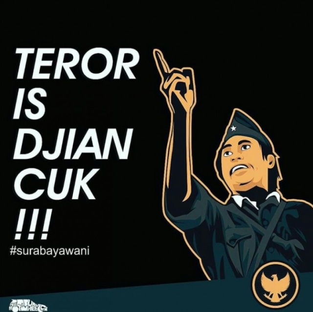 10 Meme Ini Buktikan Arek Suroboyo Wani Lawan Teroris (2)