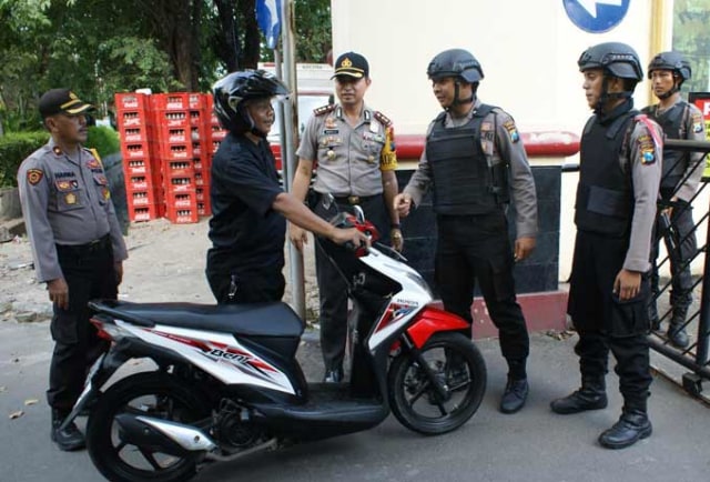 Pascabom Mapolrestabes Surabaya, Polres Gresik Perketat Penjagaan