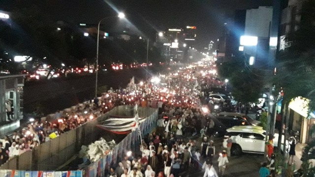 Pawai obor di Jakarta Barat. (Foto: dok. Istimewa)