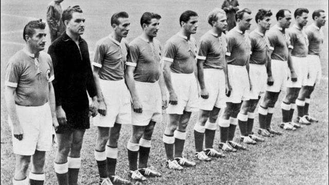 Timnas Jerman di Piala Dunia 1954. (Foto: AFP/Staff)