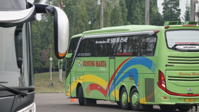 Pelatihan Safety Driving Sopir Bus (Foto: Nugroho Sejati/kumparan)