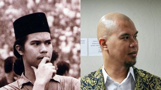 Ahmad Dhani dulu dan sekarang. (Foto: Instagram @ahmaddhaniprast)