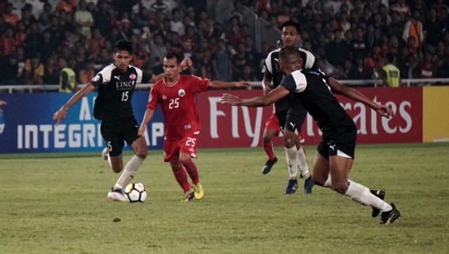 Laga pertandingan Persija vs Home United. (Foto: Fanny Kusumawardhani/kumparan)