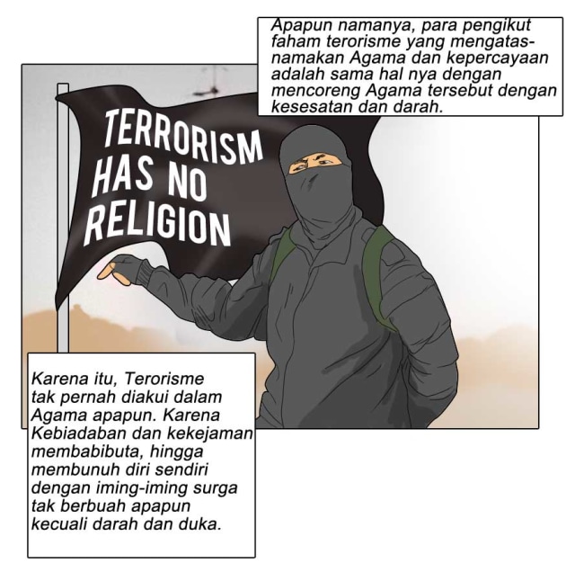 Komik: Tentang Aksi Terorisme dan Bom Gereja Surabaya (3)