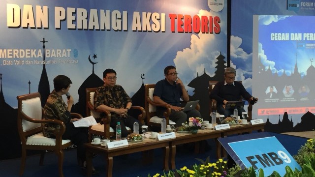 Diskusi FMB9 “Cegah dan Perangi Aksi Teroris” (Foto: Fachrul Irwinsyah/kumparan)