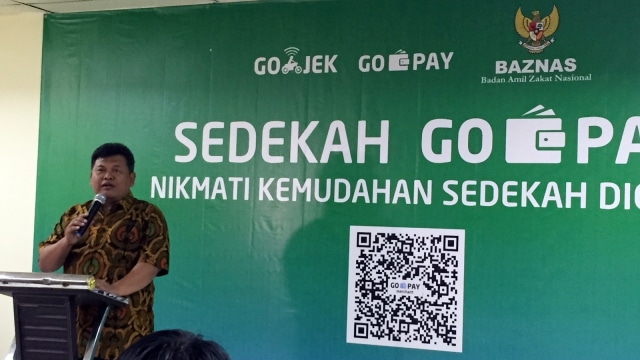 Baznas jalin kerja sama dengan GoPay. Foto: Fachrul Irwinsyah/kumparan