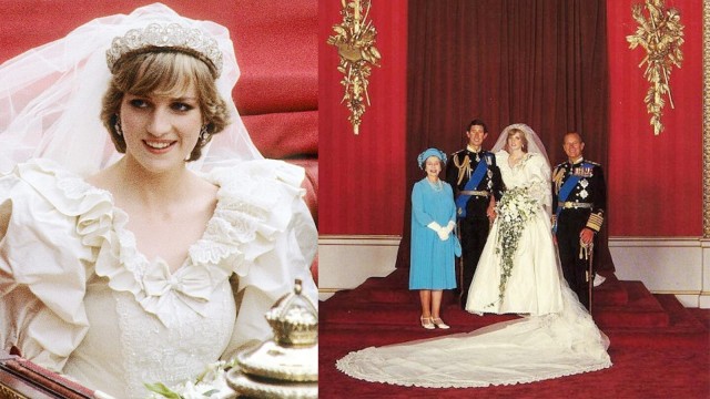Baju Pengantin Putri Diana (Foto: Instagram @princess.diana.forever)