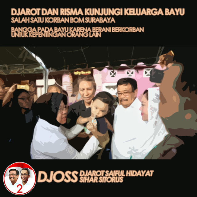 Kunjungi Rumah Korban Bom Surabaya, Ini Kata Djarot