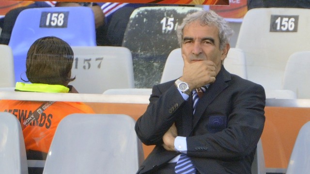 Pelatih Prancis, Raymond Domenech. (Foto: Gianluigi Guercia/AFP)