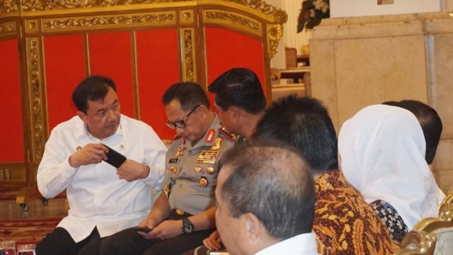Diskusi Kepala Bin, Kapolri, dan Panglima TNI (Foto: Yudhistira Amran/kumparan)