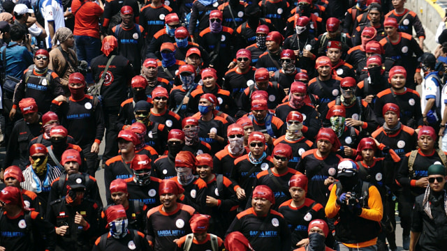 Aksi Buruh Internasional di Jakarta (Foto: Helmi Afandi/kumparan)