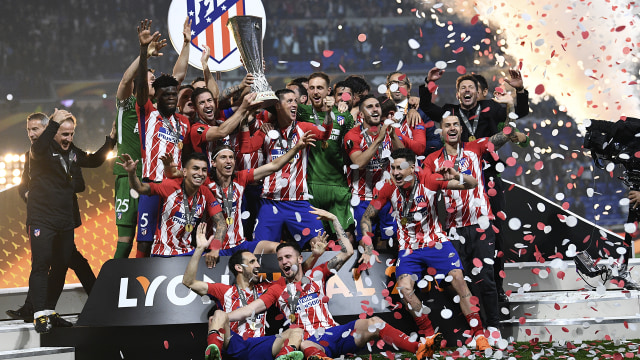 Atletico Madrid Juara Liga Europa 2018 (Foto: Franck Fife/AFP)